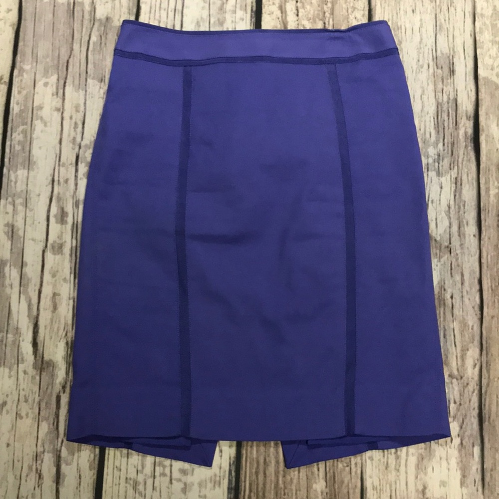 WHBM Perfect Form periwinkle skirt